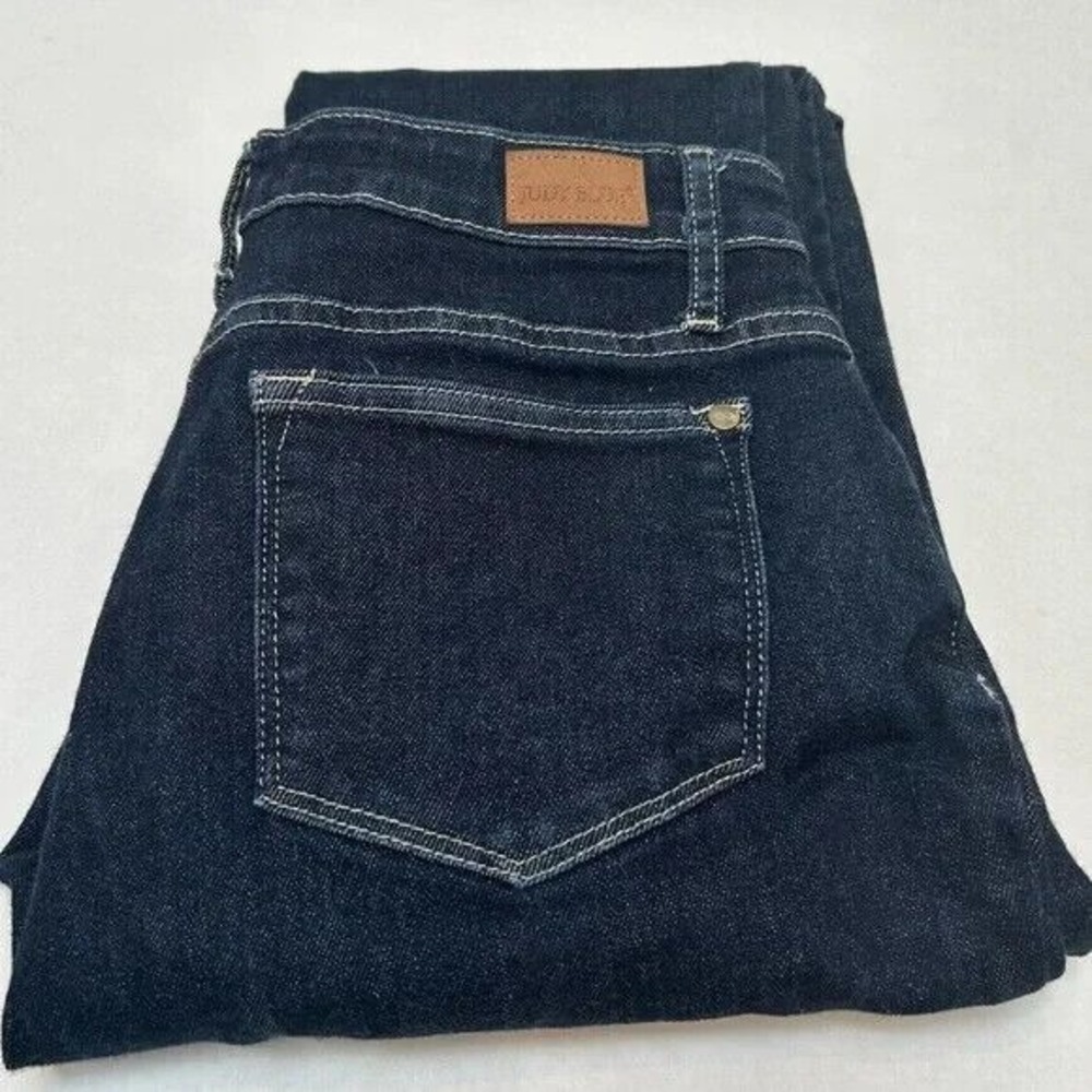 Judy Blue Indigo High Rise Mom Fit Jeans Style #88273 size 15/32 Non Distressed